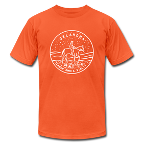 Oklahoma T-Shirt - State Design Unisex Oklahoma T Shirt - orange