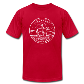 Oklahoma T-Shirt - State Design Unisex Oklahoma T Shirt - red