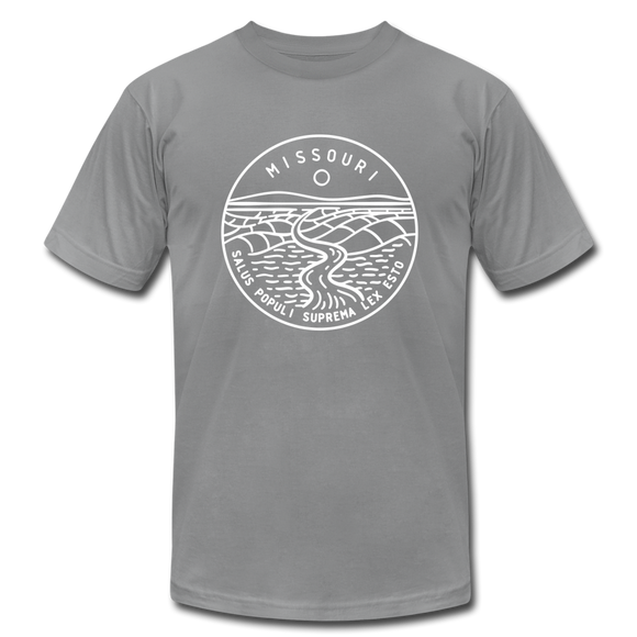 Missouri T-Shirt - State Design Unisex Missouri T Shirt - slate