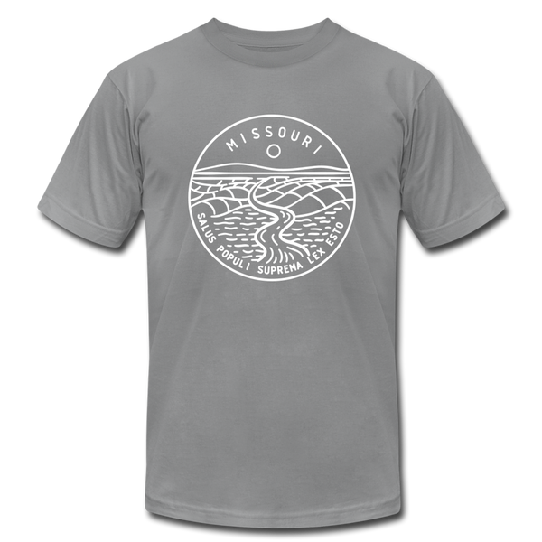 Missouri T-Shirt - State Design Unisex Missouri T Shirt - slate