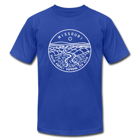 Missouri T-Shirt - State Design Unisex Missouri T Shirt - royal blue