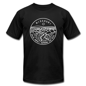 Missouri T-Shirt - State Design Unisex Missouri T Shirt - black