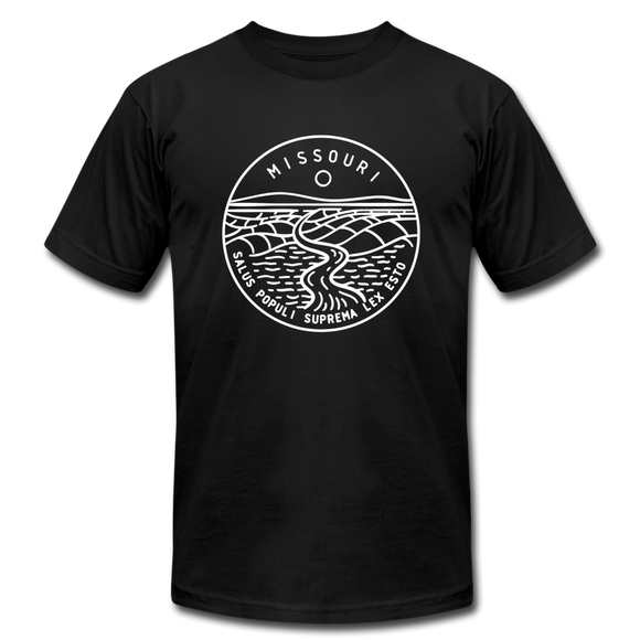 Missouri T-Shirt - State Design Unisex Missouri T Shirt - black