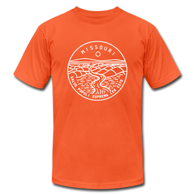 Missouri T-Shirt - State Design Unisex Missouri T Shirt - orange