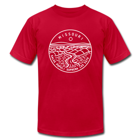 Missouri T-Shirt - State Design Unisex Missouri T Shirt - red