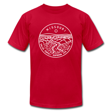 Missouri T-Shirt - State Design Unisex Missouri T Shirt - red