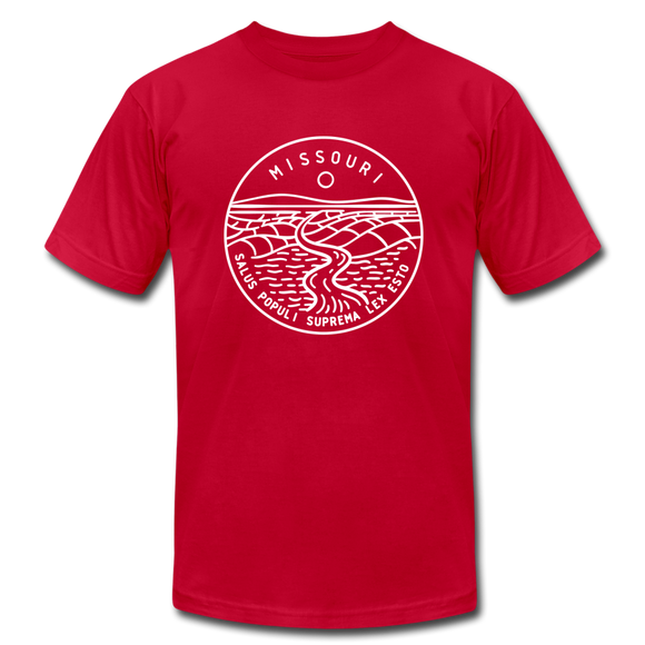 Missouri T-Shirt - State Design Unisex Missouri T Shirt - red