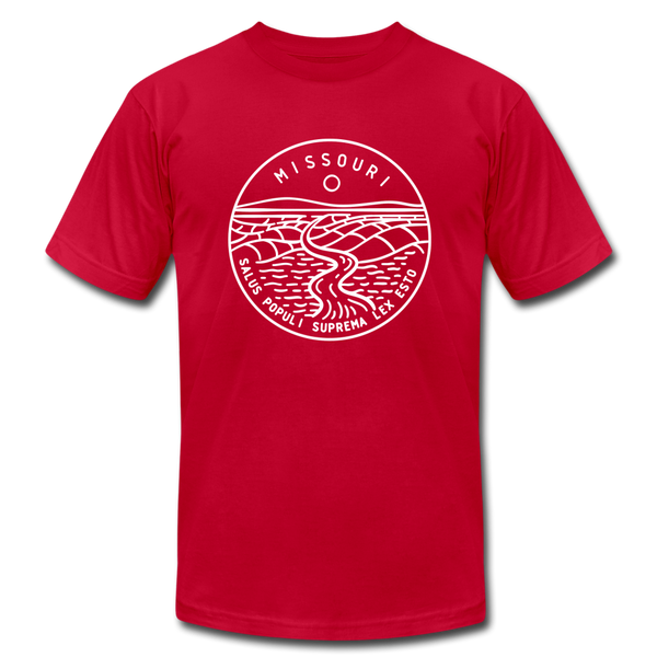 Missouri T-Shirt - State Design Unisex Missouri T Shirt - red