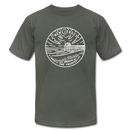 New Jersey T-Shirt - State Design Unisex New Jersey T Shirt - asphalt