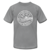 New Jersey T-Shirt - State Design Unisex New Jersey T Shirt - slate