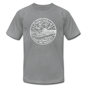 New Jersey T-Shirt - State Design Unisex New Jersey T Shirt - slate