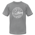 New Jersey T-Shirt - State Design Unisex New Jersey T Shirt - slate