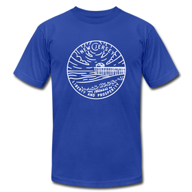 New Jersey T-Shirt - State Design Unisex New Jersey T Shirt - royal blue