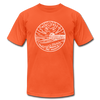 New Jersey T-Shirt - State Design Unisex New Jersey T Shirt - orange