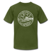 New Jersey T-Shirt - State Design Unisex New Jersey T Shirt - olive