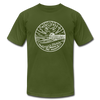 New Jersey T-Shirt - State Design Unisex New Jersey T Shirt - olive