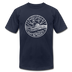 New Jersey T-Shirt - State Design Unisex New Jersey T Shirt - navy