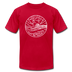 New Jersey T-Shirt - State Design Unisex New Jersey T Shirt - red