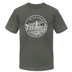 Michigan T-Shirt - State Design Unisex Michigan T Shirt - asphalt