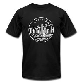 Michigan T-Shirt - State Design Unisex Michigan T Shirt - black
