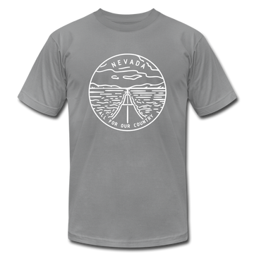 Nevada T-Shirt - State Design Unisex Nevada T Shirt - slate