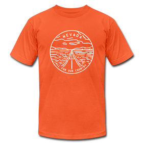 Nevada T-Shirt - State Design Unisex Nevada T Shirt - orange