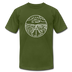 Nevada T-Shirt - State Design Unisex Nevada T Shirt - olive