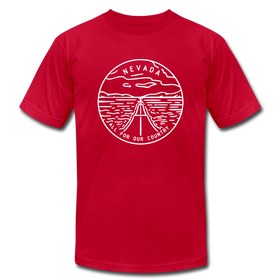 Nevada T-Shirt - State Design Unisex Nevada T Shirt - red