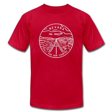 Nevada T-Shirt - State Design Unisex Nevada T Shirt - red