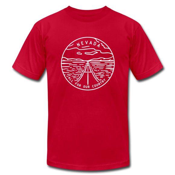 Nevada T-Shirt - State Design Unisex Nevada T Shirt - red