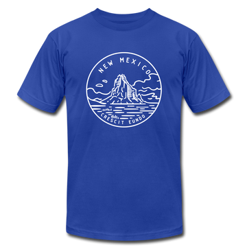 New Mexico T-Shirt - State Design Unisex New Mexico T Shirt - royal blue