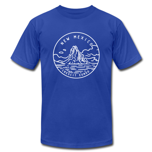 New Mexico T-Shirt - State Design Unisex New Mexico T Shirt - royal blue