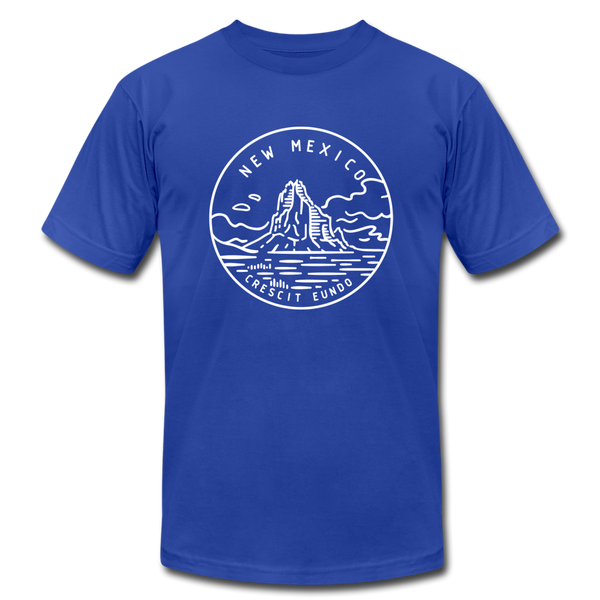 New Mexico T-Shirt - State Design Unisex New Mexico T Shirt - royal blue