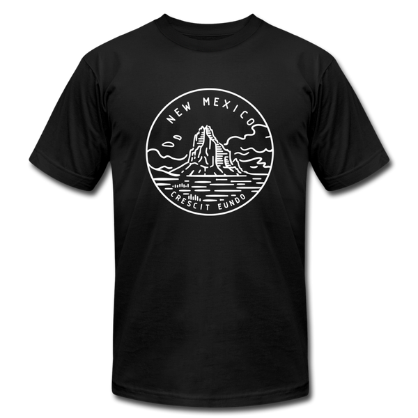 New Mexico T-Shirt - State Design Unisex New Mexico T Shirt - black