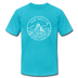 New Mexico T-Shirt - State Design Unisex New Mexico T Shirt - turquoise