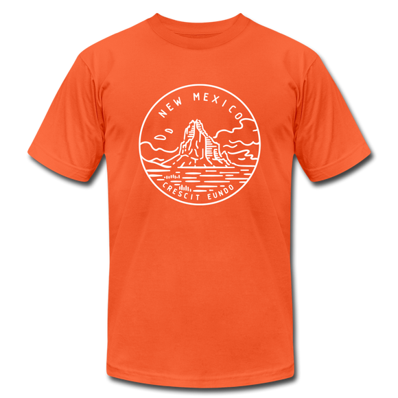 New Mexico T-Shirt - State Design Unisex New Mexico T Shirt - orange