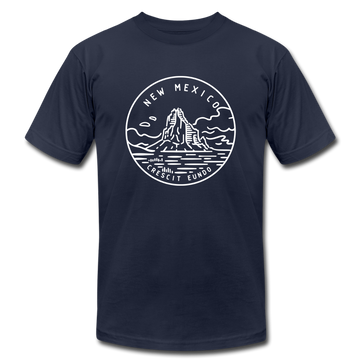 New Mexico T-Shirt - State Design Unisex New Mexico T Shirt - navy