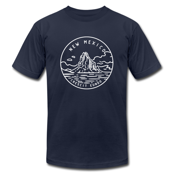 New Mexico T-Shirt - State Design Unisex New Mexico T Shirt - navy