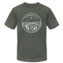Minnesota T-Shirt - State Design Unisex Minnesota T Shirt - asphalt