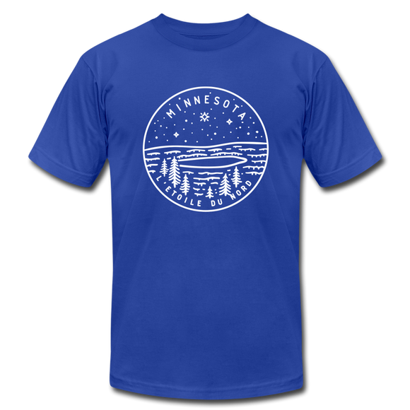 Minnesota T-Shirt - State Design Unisex Minnesota T Shirt - royal blue
