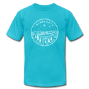 Minnesota T-Shirt - State Design Unisex Minnesota T Shirt - turquoise