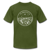 Minnesota T-Shirt - State Design Unisex Minnesota T Shirt - olive