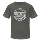 Mississippi T-Shirt - State Design Unisex Mississippi T Shirt - asphalt