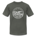 Mississippi T-Shirt - State Design Unisex Mississippi T Shirt - asphalt