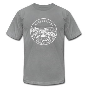 Mississippi T-Shirt - State Design Unisex Mississippi T Shirt - slate
