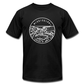 Mississippi T-Shirt - State Design Unisex Mississippi T Shirt - black