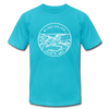 Mississippi T-Shirt - State Design Unisex Mississippi T Shirt - turquoise