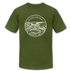 Mississippi T-Shirt - State Design Unisex Mississippi T Shirt - olive