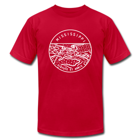 Mississippi T-Shirt - State Design Unisex Mississippi T Shirt - red