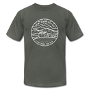 New Hampshire T-Shirt - State Design Unisex New Hampshire T Shirt - asphalt